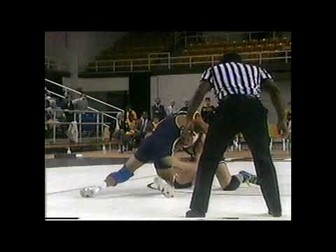 1988 solomon fleckman of lehigh vs mike schroat of wilkes dual match