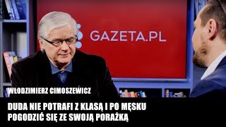 Włodzimierz Cimoszewicz krytykuje Andrzeja Dudę - Poranek Gazeta.pl