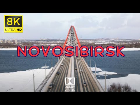 Novosibirsk, Russia 🇷🇺 in 8K ULTRA HD HDR Dolby Vision™ Drone Footage