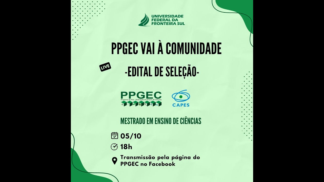 PPGEC VAI À COMUNIDADE - 2023