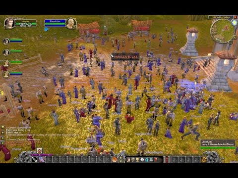 Nostalrius PvE/PvP. Very first moments after the launch 17 december 2016