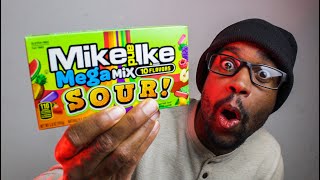 ASMR EATING SOUR CANDY MIKE & IKE MEGA MIX | ASMR TY