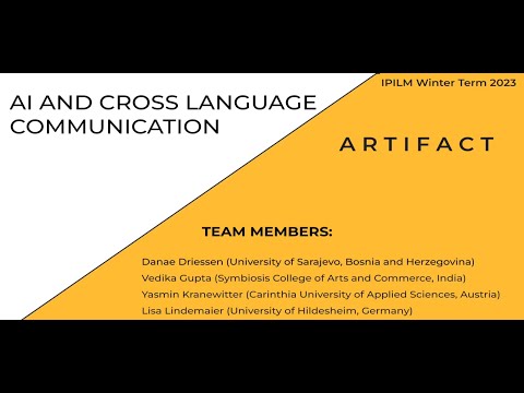 AI and cross language communication