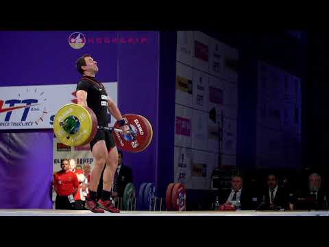 Michael Muller (85) - 157kg Snatch @ 2017 European Championships