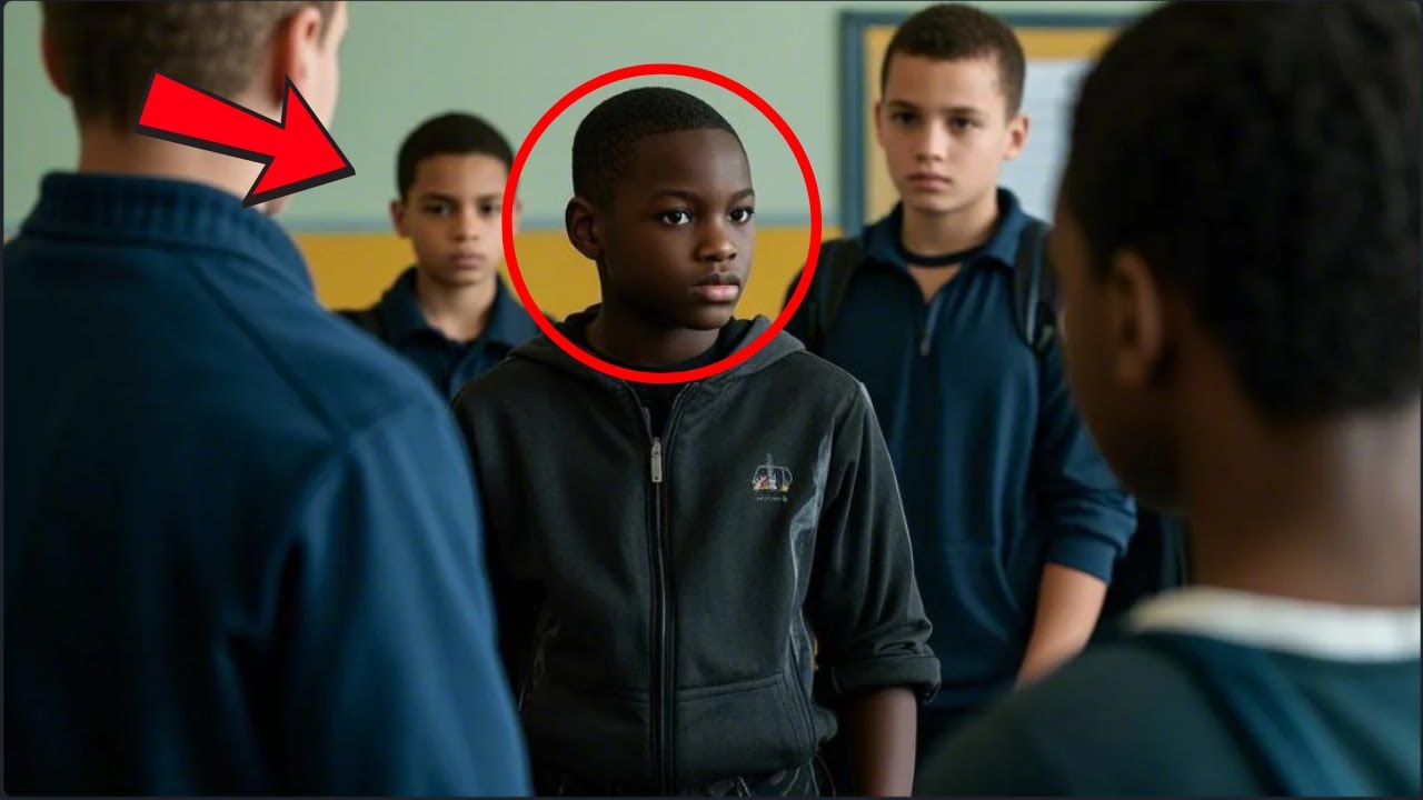 Bullies mock the new black boy at school, not knowing he is a brutal warrior...race