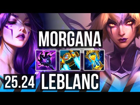 MORGANA vs LEBLANC (MID) | KR Master | 25.24