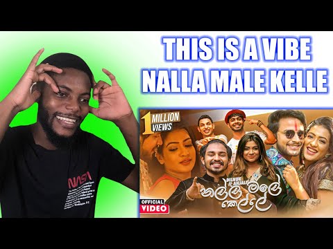 African Reacts to Nalla Male Kelle (නල්ල මලේ කෙල්ලේ) - Dilnuk Ranmila ft. Anjali Rajkumar