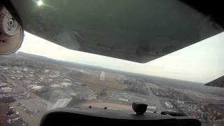 preview picture of video 'C172 Approach and Landing in Thunder Bay - GoPro POV'