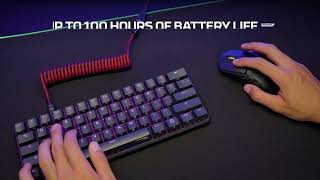 Hyper X, HASTE 2 Mini, Gaming Mouse, Wireless Mouse 2.44Hz, Bluetooth, Black