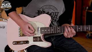 Video thumbnail for Fender Limited Edition American Professional II Telecaster Shell Pink by The Peach Boutique