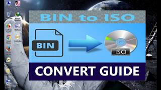 How to convert bin to iso image file with PowerISO