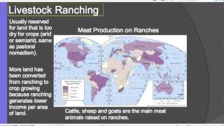 CH 10 3 MDC Agriculture: grain, livestock, mediterranean, market gardening