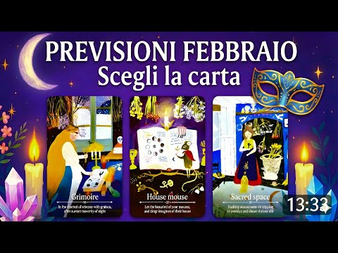 COSA TI ACCADRÀ A FEBBRAIO? ⭐ Tarocchi, Oracoli, Sibille Lenormand ⭐Scegli la carta