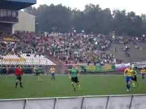 nasi grają a my śpiewamy "Hej Jastrzębie..." GKS-Arka