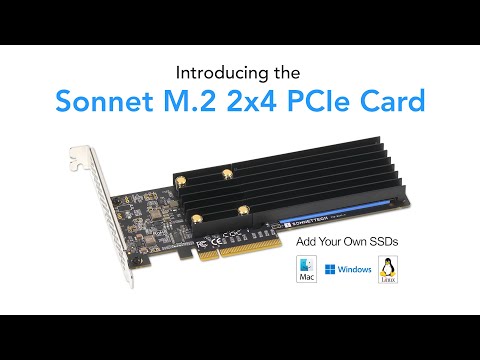 Sonnet M.2 2x4 PCIe Card