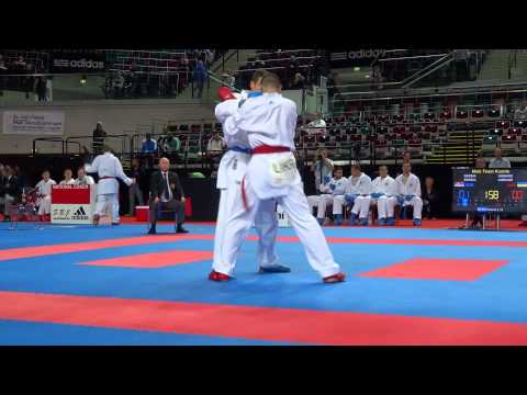 Serbia vs Ukraine Team Kumite - 2014 World Karate Championships | WORLD KARATE FEDERATION