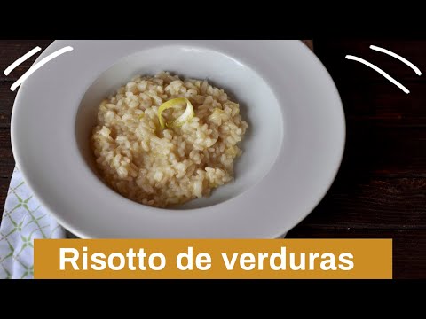 Risotto de calabacín y puerro, al limón