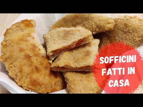 SOFFICINI FATTI IN CASA ripieni di pomodoro e mozzarella !!!