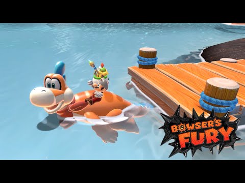 Bowser's Fury - Gameplay Walkthrough Part 5 - Pipe Path Tower & Mount Magmeow (Bowser Boss Battle)