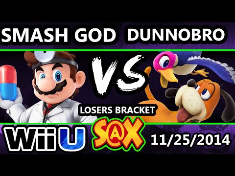 S@X - VGz | Smash G0D (Ganondorf, Dr. Mario) Vs. DunnoBro (Duck Hunt) SSB4 Losers - Smash For Wii U