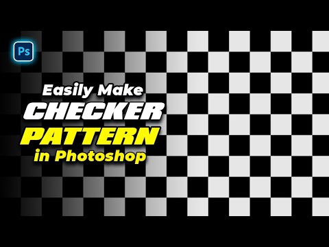 Easily make checkered pattern in photoshop | how to make checkered pattern in photoshop