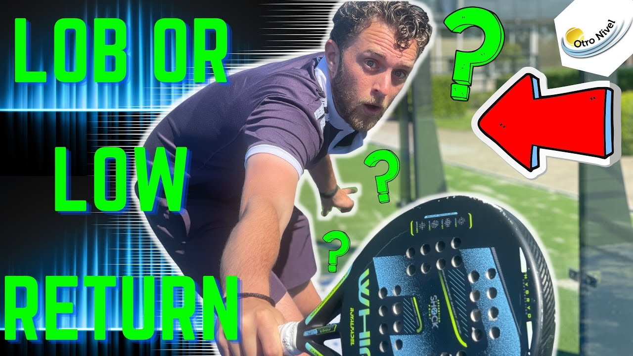 Choosing the best padel return shot
