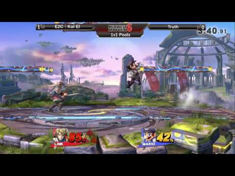 Midwest Mayhem 6 Pools: E2C l Kal El (Link) vs. Truth (Mario)