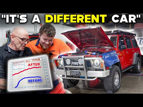 WE DOUBLED the TORQUE on Dan's Nissan Patrol! | Rebuilt 4x4 gets DYNO TUNED