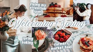 Fixing my attention span, greenhouse inspo + a Mennonite revival weekend | SPRING RESET 2026
