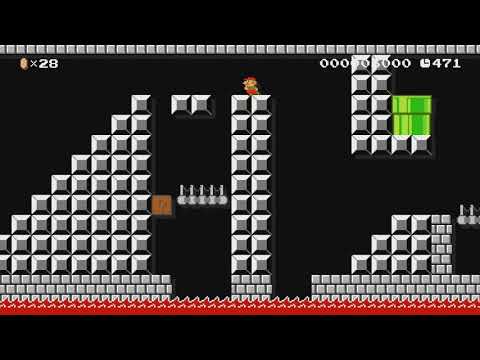 [2話]城改良でコイン少、クッパバイト中♪ very easy by メロディアイ3 - SUPER MARIO MAKER - NO COMMENTARY 1bj