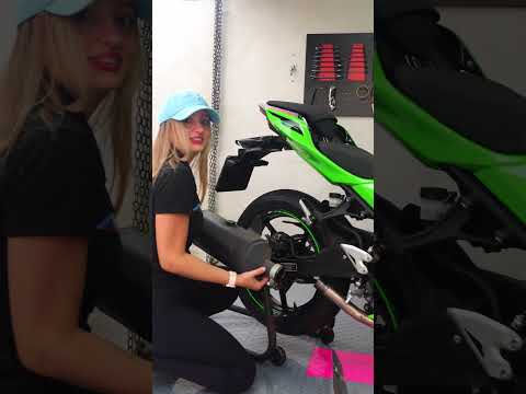 Instalei o escapamento esportivo na ninja 400 #moto