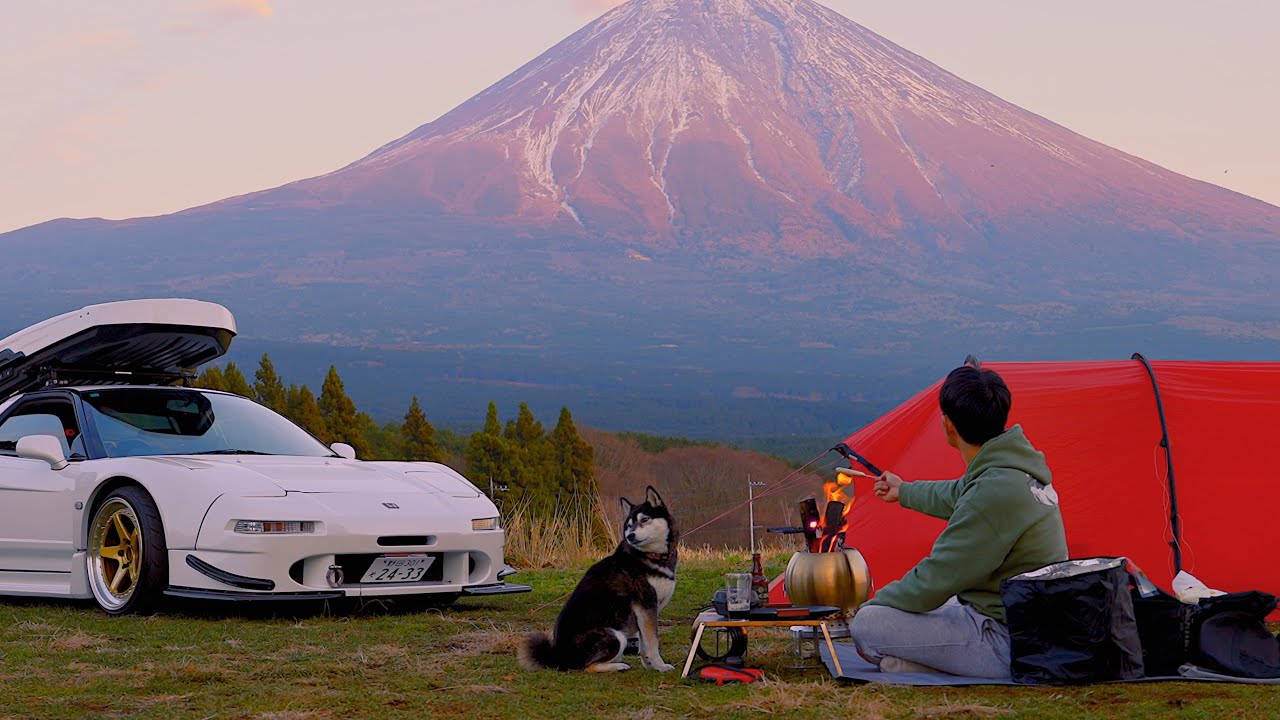 一生眺めていたい…富士山の麓、愛犬と過ごす。