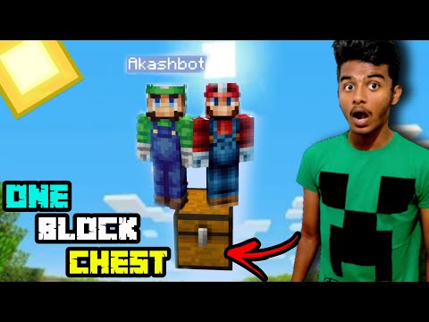 Minecraft But It's One Chest Block In Tamil | Minecraft Mods Tamil