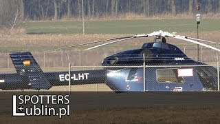preview picture of video 'McDonnell Douglas MD-900 Explorer landing at Swidnik'