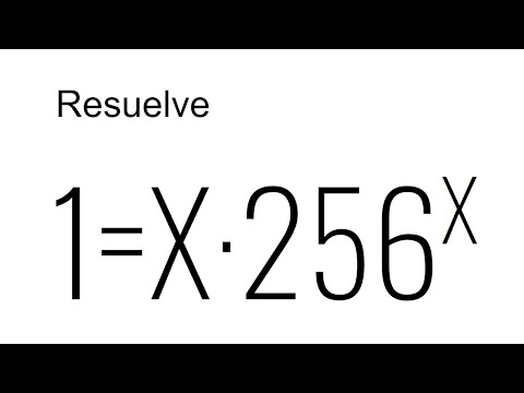 RETO: ECUACIÓN EXPONENCIAL. Álgebra Básica