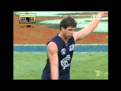 AFL 1999 Second Preliminary Final - Carlton v Essendon Final 2 Minutes