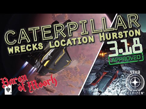 Finding Caterpillar Wreck Sites Hurston Edition 2 - Ita & Magda - Star Citizen 3.18 Approved