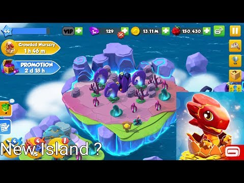 Oh My God ! A new Island in Dragon Mania Legends