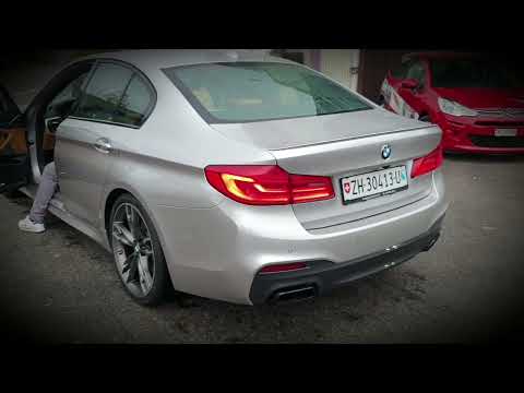 BMW M550i G30 brutal sound! Stock!!!