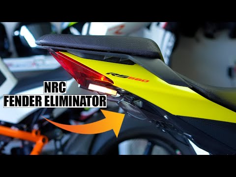 NEW RAGE CYCLES Fender Eliminator Install on Aprilia RS 660