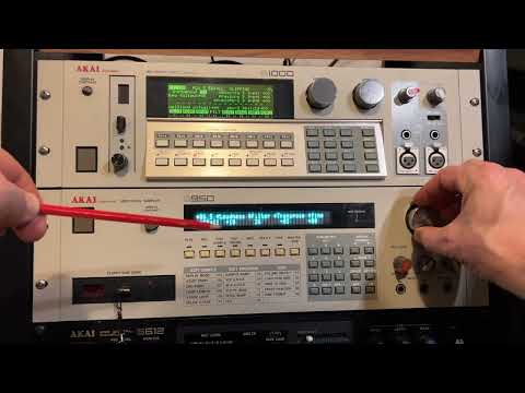 Akai S950 vs S1000 quick Sampler comparison - same samples
