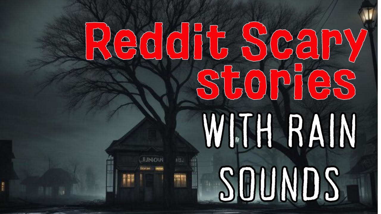 Scary Stories Black Screen with Rain Sounds For Sleep and Relaxation