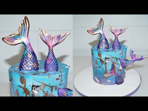 Cake decorating tutorials | how to make a MERMAID CAKE | Sugarella Sweets Video