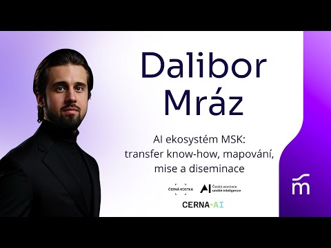 Dalibor Mráz: AI ekosystém MSK - transfer know-how, mapování, mise a diseminace
