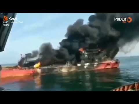 Rússia vs Ucrânia (navios foram atingidos por mísseis russos.)