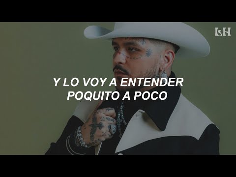 Christian Nodal - Poquito a Poco (Letra)