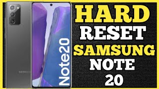 COMO FORMATAR HARD RESET SAMSUNG GALAXY NOTE 20 PASSO A PASSO