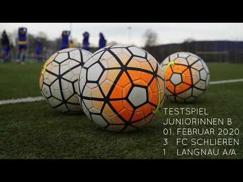 FC Schlieren   3 : 1   FC Langnau A/A / Juniorinnen B / 01.02.2020