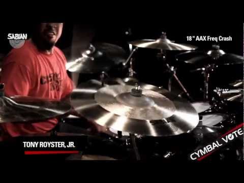 CYMBAL VOTE - Tony Royster Jr Demo's the 18" AAX Freq Crash