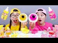 Pink Jelly Challenge VS Yellow Jelly DONA